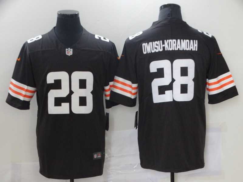 Nike Browns 28 Jeremiah Owusu Koramoah Brown 2021 NFL Draft Vapor Untouchable Limited Jersey,We sell and wholesale Nike Browns 28 Jeremiah Owusu Koramoah Brown 2021 NFL Draft Vapor Untouchable Limited Jersey on line form chian!